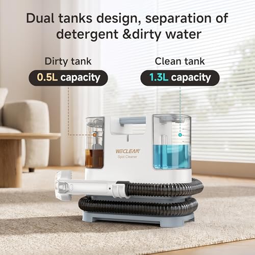 Portable Carpet and Upholstery Spot Cleaner, 400W Deep Cleaning Extractor