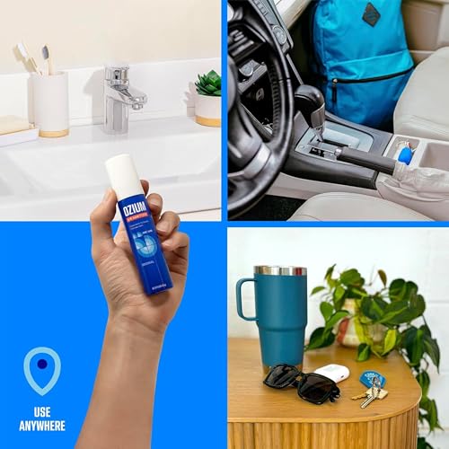 Ozium 0.8 oz. Air Sanitizer & Odor Eliminator for Homes, Cars, Offices and More, Vanilla Scent, Pack of 6