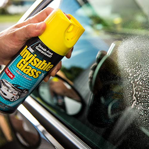 Invisible Glass 91163-4PK Premium Aerosol Glass and Window Cleaner for Auto and Home, Streak-Free, Ammonia-Free, Tint-Safe, 15 oz (Pack of 4)