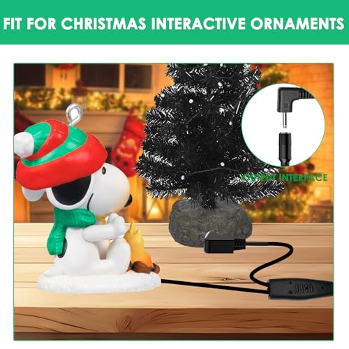5V Power Adapter Cord with 7 Outputs for Christmas Ornaments