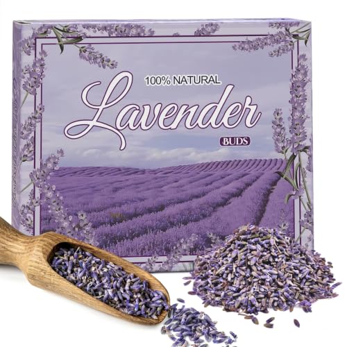Culinary Grade Dried Lavender Flowers for Baking, Tea, and DIY Sachets
