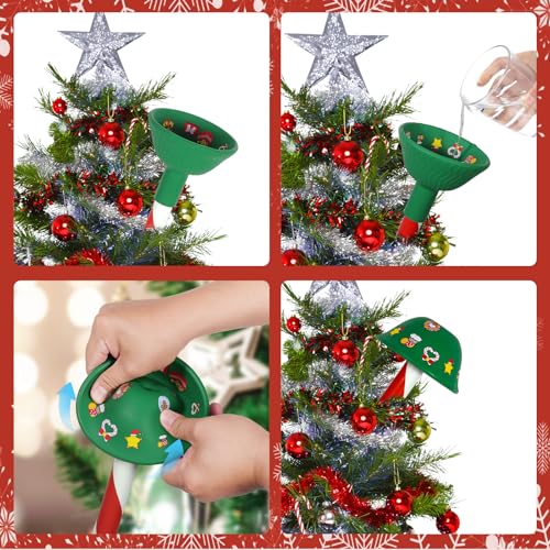 48-Inch Christmas Tree Watering Funnel System - Easy-Fill Tree Waterer