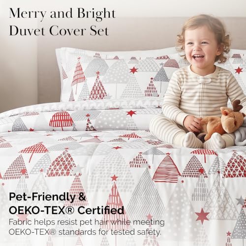 Southshore Merry & Bright 2 Pc Duvet Cover Set Twin XL/Twin Reversible