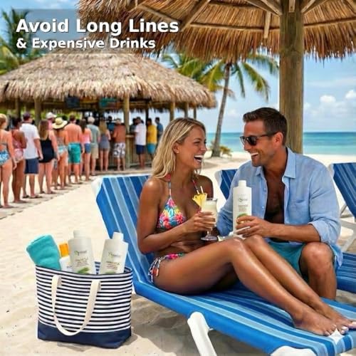 Travel Hidden Flask Set - Leak-Proof Disguise Bottles for Cruise & Vacation