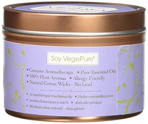 Lavender Soy Tin Candle - 2 Pack, Natural Aromatherapy, 15 Hour Burn