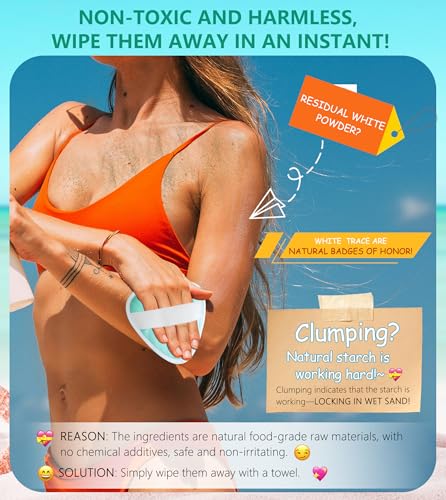 Triangle Beach Sand Remover Mitt - Quick-Dry Sand Eraser for Family