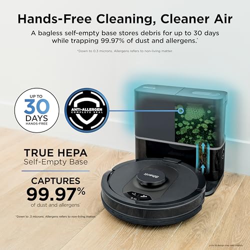 Shark AI Ultra Robot Vacuum with Self-Empty HEPA Base and Matrix Clean