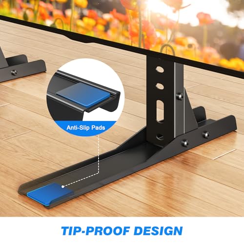 Universal Tabletop TV Stand Mount for 20-70 Inch TVs - Height Adjustable