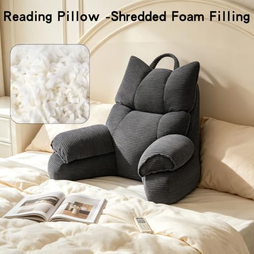 Reading Pillow with Arms - Shredded Memory Foam Back Support