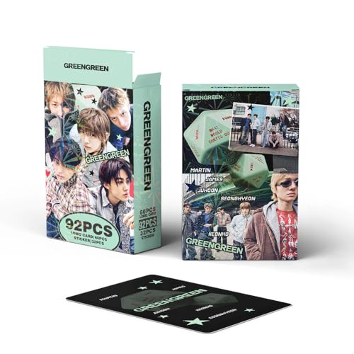 92-Piece Photo Card and Sticker Set - Collectible Fan Merchandise