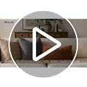 MIULEE Textured Chenille Throw Pillow Covers 20x20 Taupe Grey - Set of 2