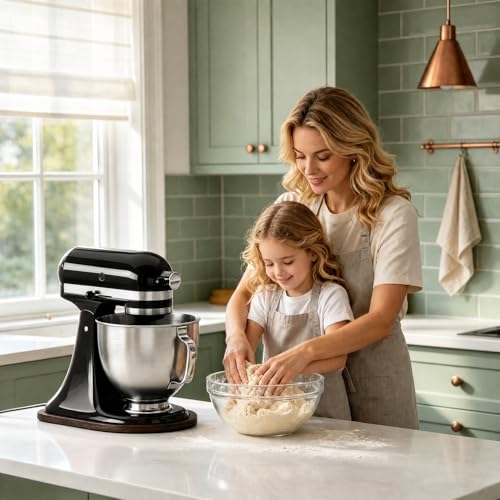 Pine Wood Appliance Slider Mat for 4.5-5 Quart Stand Mixers