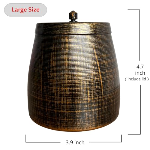 Large Stainless Steel Outdoor Ashtray with Lid - Windproof & Smokeless