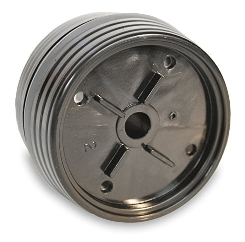 Replacement Front Wheel for Upright Vacuum Cleaners (Black)