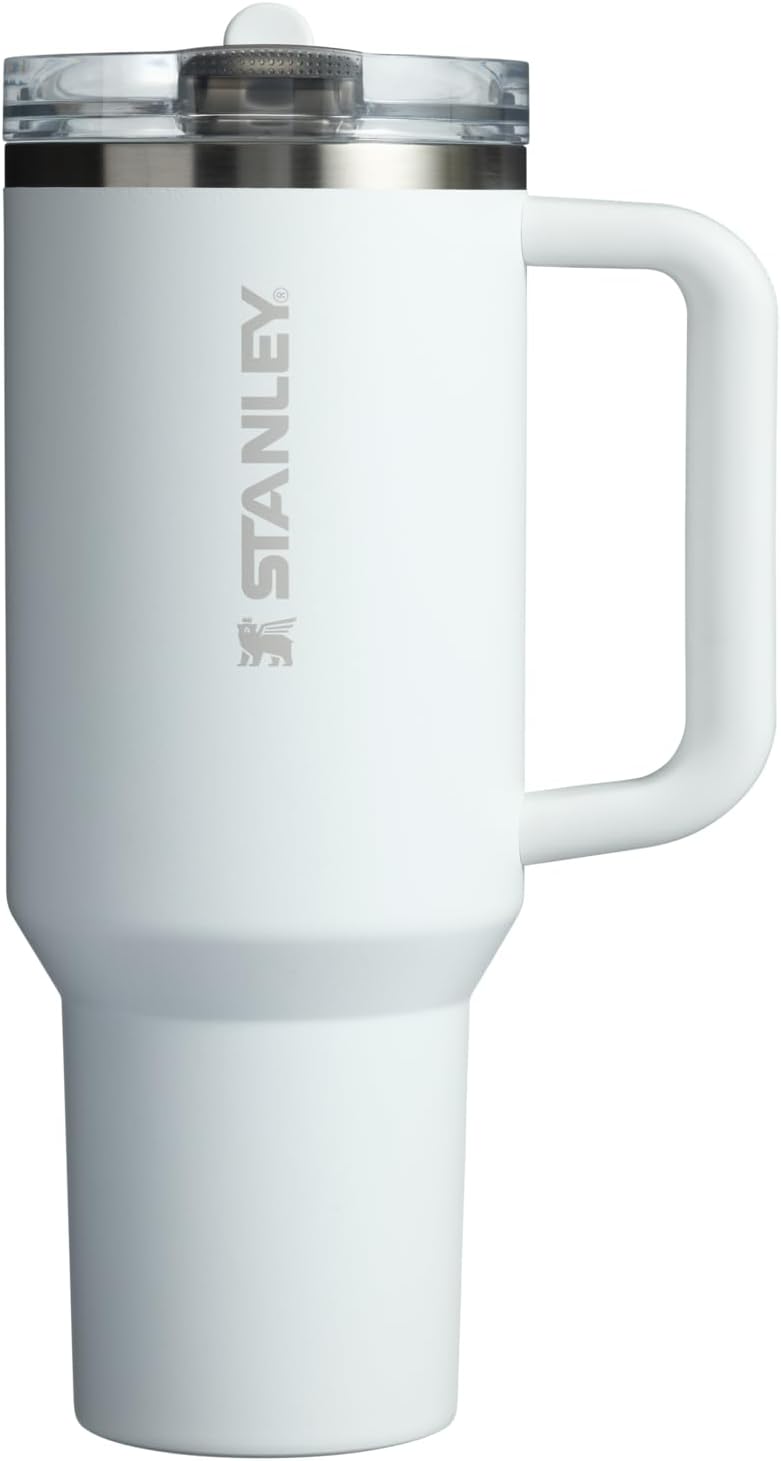 STANLEY Quencher ProTour 40 oz Tumbler - Leakproof Lid, Built-In Straw & Handle | Insulated, BPA-Free, Frost