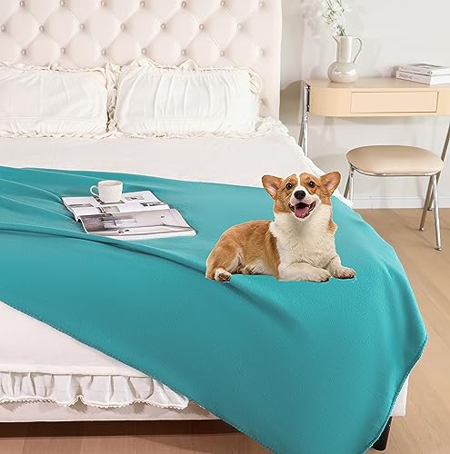 CAI TENG Multicolor Pack of 6 Lightweight Fleece Throw Blankets - 50x60 inch