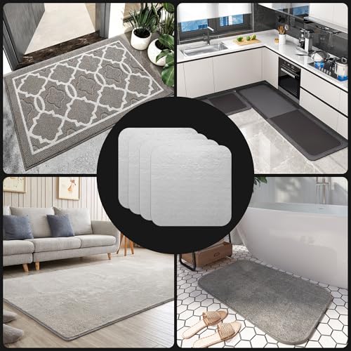 Non-Slip Rug Grippers - Washable & Reusable Carpet Tape for Hardwood Floors