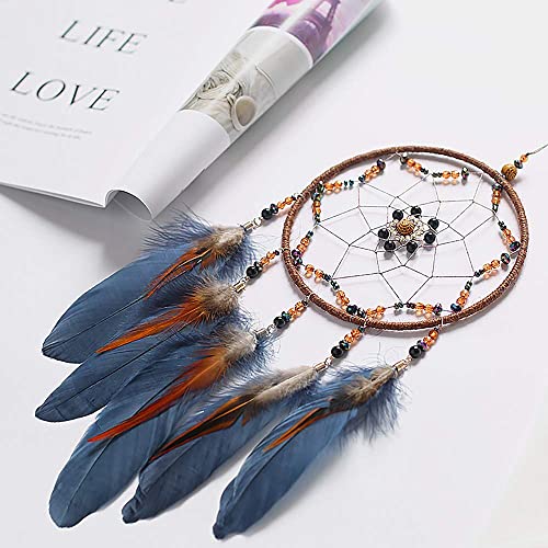 Handmade Star Dream Catcher Wall Hanging Bohemian Decor 19.6 Inch