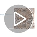 Vintage Washable Runner Rug 2x8 - Non-Slip Low Pile Hallway Carpet