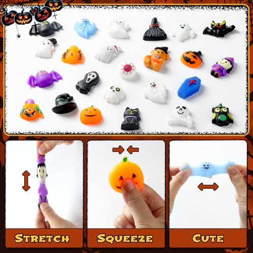24-Day Mochi Squishy Advent Calendar - Holiday Countdown Toy Set for Kids