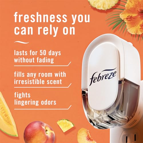 Plug-In Scented Oil Air Freshener Refills, Hawaiian Aloha (3 Pack, 0.87 oz)