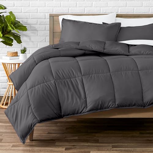 Full Comforter Set - Ultra Soft Down Alternative, Grey