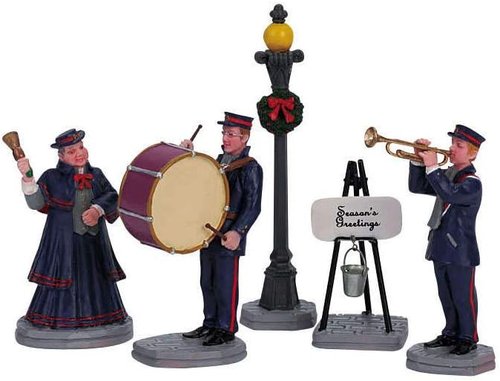 Lemax Christmas Village | Christmas Band Set of 5 | Festive Holiday Decor for Your Home