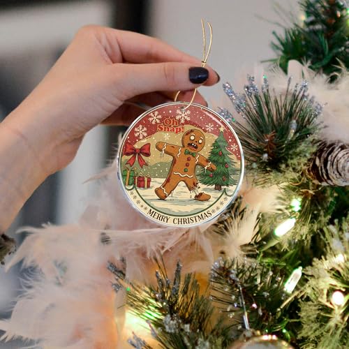 ROCI Funny Zombie Gingerbread Christmas Ornament - Naughty Holiday Decor