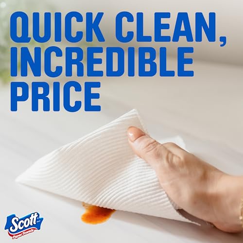 Scott Paper Towels, Choose-A-Sheet, 6 Double Rolls, 108 Sheets Per