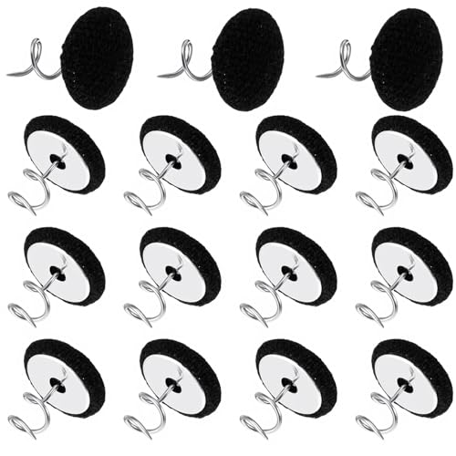 24-Pack Twist Pins for Bed Skirts, Sofa Covers & Fabrics