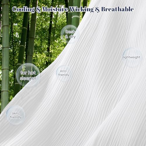 Cooling Muslin Blanket King Size - Soft & Breathable for Summer