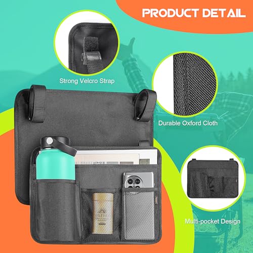 Universal Chair Side Organizer Bag for Beach, Camping, and Wheelchairs