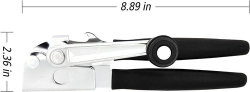 Heavy Duty Commercial Can Opener - Manual Hand Held - Industrial for Big Cans - Easy Crank, Abridor