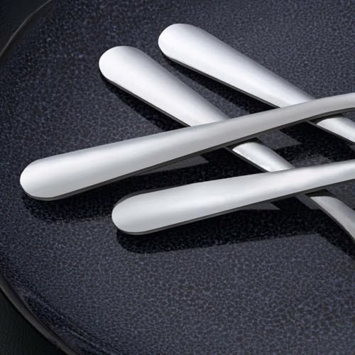 24-Piece Stainless Steel Dinner Spoon Set - 6.7 Inch Mirror Polished Spoons