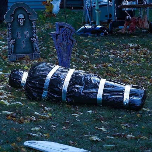 5ft Hanging Corpse Halloween Prop - Scary Outdoor Yard Decoration
