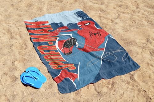 Spiderman Kids Beach & Bath Towel - 100% Cotton Soft Towel (28" x 58")