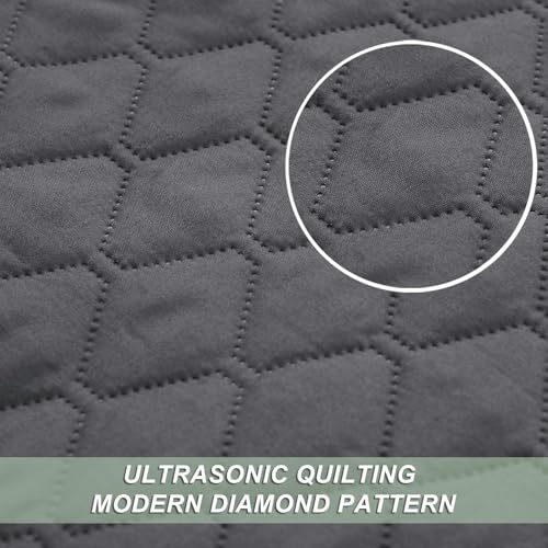 Exclusivo Mezcla Reversible Full Queen Quilt Set with 2 Pillow Shams