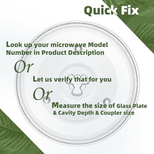 10.6-Inch Microwave Glass Turntable Replacement Plate