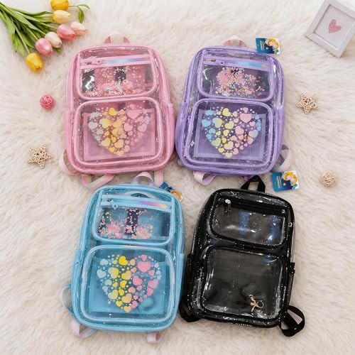 Clear TPU Backpack - Heavy Duty Transparent Bookbag for School & Stadium