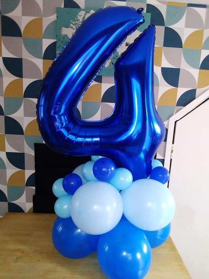 Number Balloons by Night Blue - 40 Inch 0 Balloon for Birthday Decorations | Perfect for Celebrations