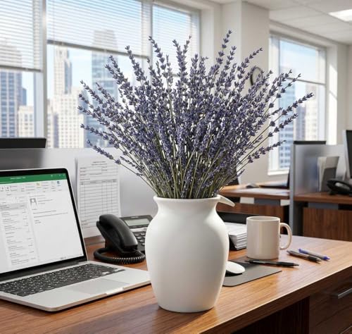 Natural Dried Lavender Flower Bundles (200-220 Stems) - 15-17" Decor