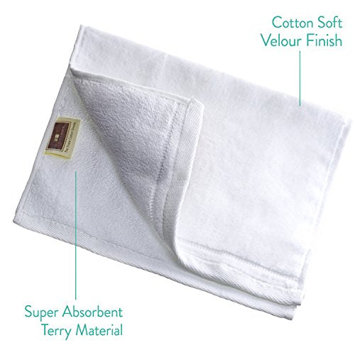 Monogrammed Fingertip Towels - Set of 4, 11 x 18 Cotton Hand Towels