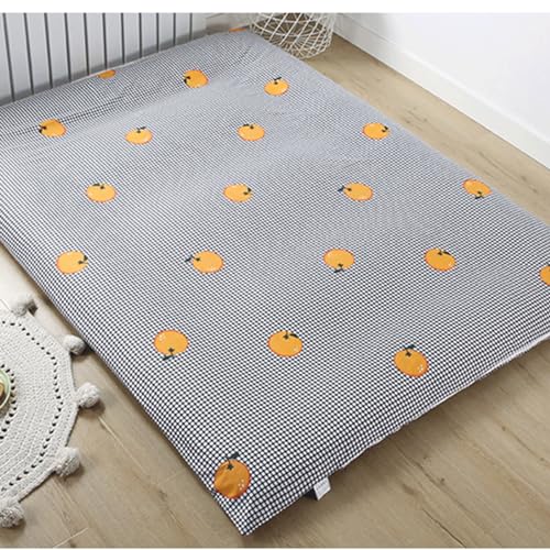 Futon Mattress Cover with Zipper - King/Queen/Full Size, Floral Print