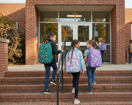 Trail Maker 15 Inch Dinosaur Kids Backpack for Boys and Girls