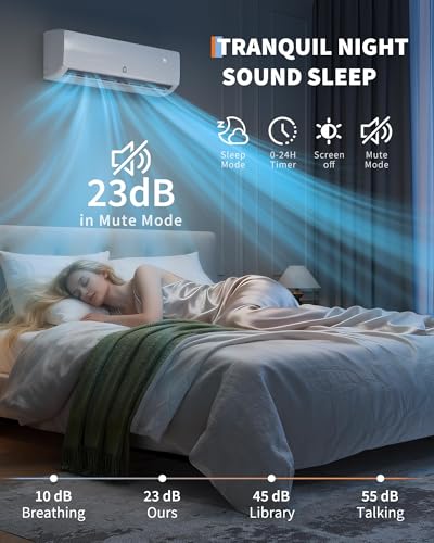 12000 BTU Ductless Mini Split Air Conditioner and Heat Pump System