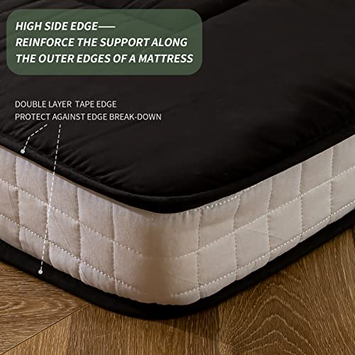 Full Size Japanese Floor Mattress, Extra Thick Folding Futon Sleeping Pad
