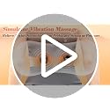 Ergonomic Lumbar Support Pillow with Back Massager for Pain Relief