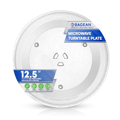 12.5-Inch Microwave Turntable Glass Plate Replacement Dish Tray