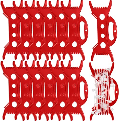 Sliner Red 12 Pack Christmas Light Storage Holders Cord Organizers