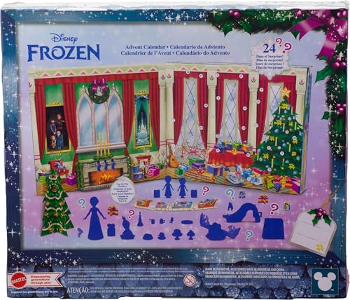 Kids Holiday Advent Calendar with Small Dolls & Toy Accessories - 24 Surprises